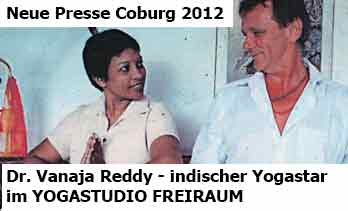 Dr. Vanaja Reddy zu Besuch im Yogastudio Freiraum NWO